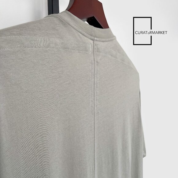 Rick Owens: Runway Aluminum Loose Rod Oyster Level T Shirt SS19 Babel - Picture 8 of 16